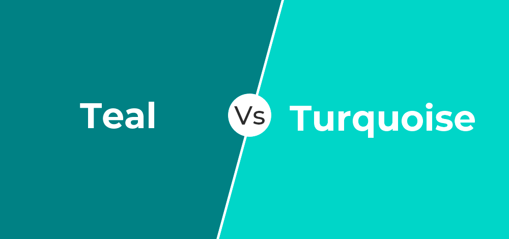 Difference Between Teal and Turquoise